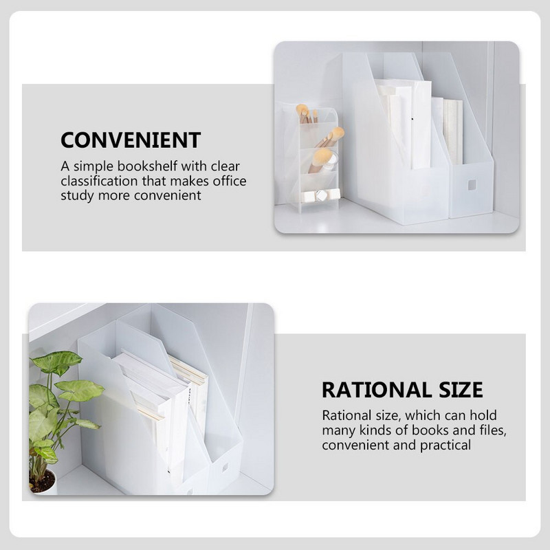 Držač datoteka Stalak za organiziranje dokumenata Radna površina Uredska kutija za pohranu Višenamjenski zidni stol Čvrsti ukrasni akrilni prozirni