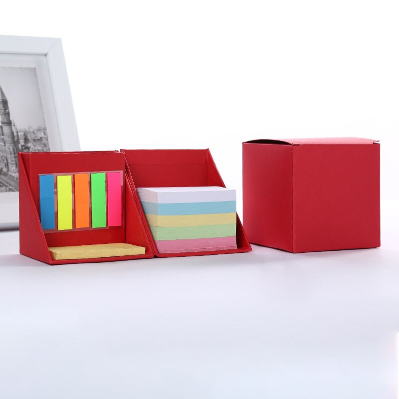 Többfunkciós változatos matrica környezetbarát Kraft egyedi kreatív irodai kombináció Rubik-kocka N Post Sticky Box tolltartó
