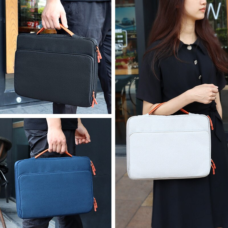 Laptop táska Egyszerű és vízálló laptoptáska Simple Laptop Bag MacBook aktatáska Leesés elleni védelem tok szervezet tárolása