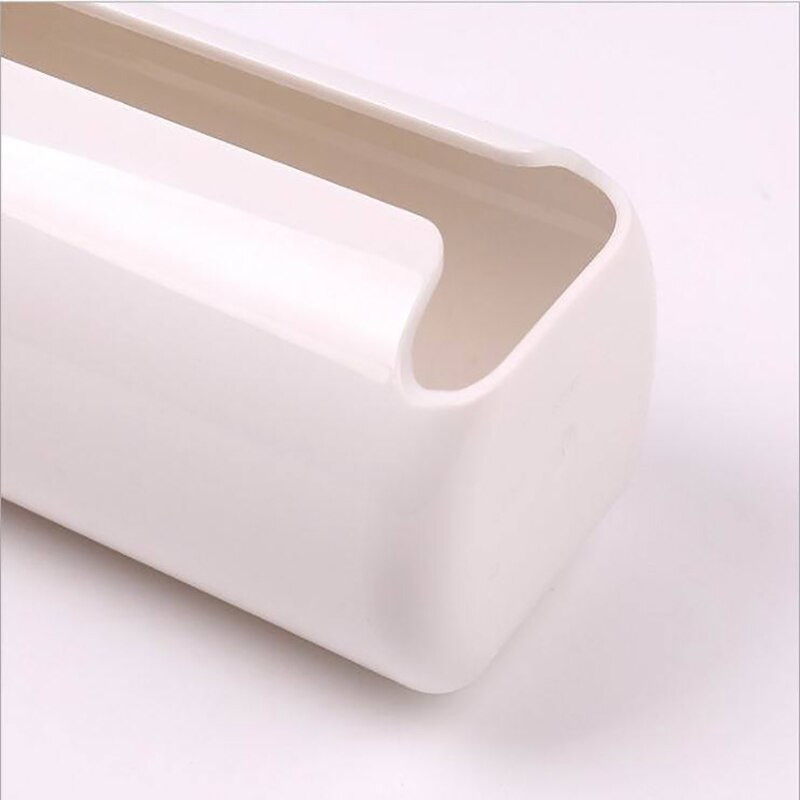 Modernus medvilninio padėklo laikiklis prie sienos tvirtinamas taupyklės ir dozatorius Medvilninio kilimėlio konteinerio kosmetikos šiukšlių maišų laikymo dėžės organizatoriai