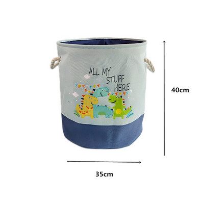 Salokāms veļas grozs netīrām drēbēm bērniem Zīdaiņiem Bērniem Rotaļlietas Audekls Wasmand Liels glabāšanas šķērslis Biroja mājas organizators