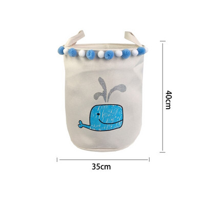 Kokkupandav pesukorv Multifilm Jäneste hoiukorvid Suured veekindlad linased riided Kodu Mänguasjade riided Hoiu Tünnide Korraldaja