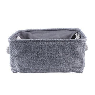 Stačiakampis Lininis audinys Skalbinių laikymo krepšelis Sulankstomas apatinis trikotažas Vaikams Žaislų Organizatorius Įvairios knygos Knygos Sandėliavimo dėžutė Namų organizavimas