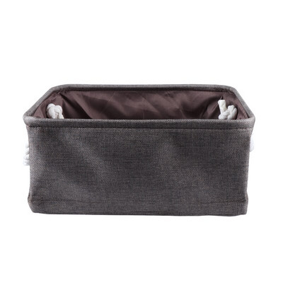 Stačiakampis Lininis audinys Skalbinių laikymo krepšelis Sulankstomas apatinis trikotažas Vaikams Žaislų Organizatorius Įvairios knygos Knygos Sandėliavimo dėžutė Namų organizavimas