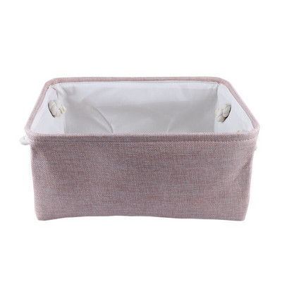 Stačiakampis Lininis audinys Skalbinių laikymo krepšelis Sulankstomas apatinis trikotažas Vaikams Žaislų Organizatorius Įvairios knygos Knygos Sandėliavimo dėžutė Namų organizavimas