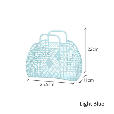 Didelis vonios kambario skalbinių krepšelis Sulankstomas tinklinis nešiojamas plastikinis vonios skalbinių krepšelis Surinkite skalbimo krepšį Daugkartinis pirkiniai