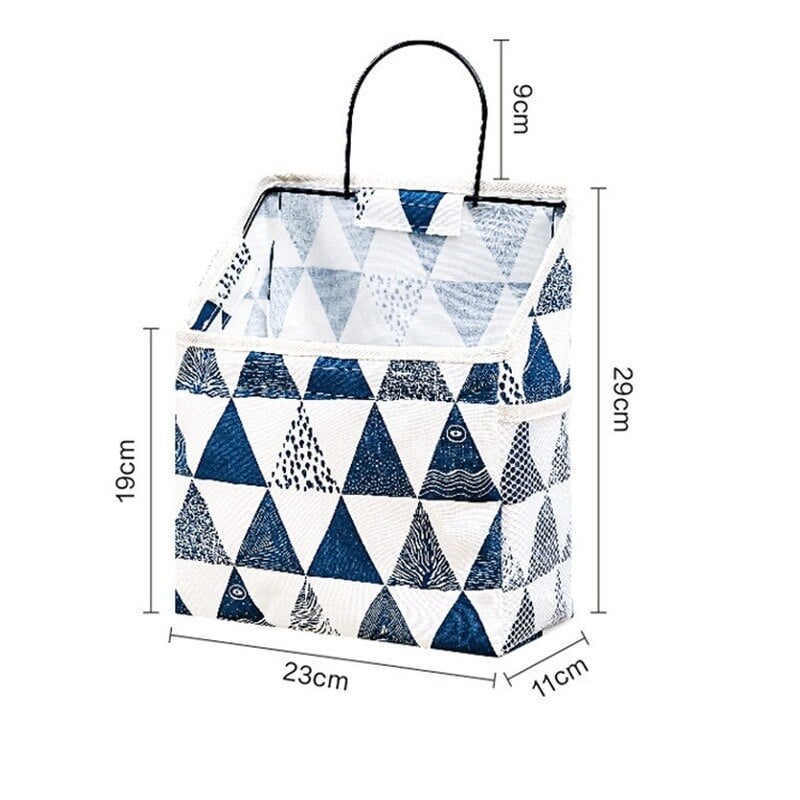 Viseća torba za pohranu Organizator Zidna košara za pohranu Džepna kutija za pohranu s ručkom Kuka Kozmetička torba za pohranu za kućnu kuhinju