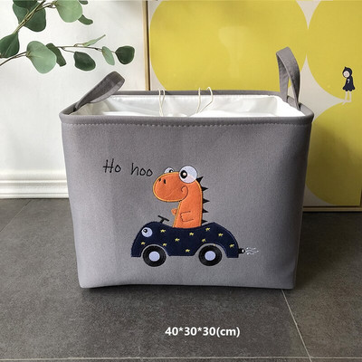 Összecsukható piszkos ruhák mosókosár fogantyúval, négyzet alakú tároló vödörrel otthoni textil babajáték tárolótáska nagy kapacitású