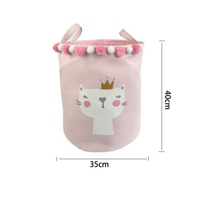 Összecsukható piszkos ruhák mosókosár fogantyúval, négyzet alakú tároló vödörrel otthoni textil babajáték tárolótáska nagy kapacitású