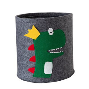 Animacinių filmų gyvūnų veltinio laikymo kibiras nešvarių drabužių žaislų laikymo kibiras Apvalus liūtas kibiras ryklio dramblio raštas