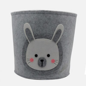 Animacinių filmų gyvūnų veltinio laikymo kibiras nešvarių drabužių žaislų laikymo kibiras Apvalus liūtas kibiras ryklio dramblio raštas