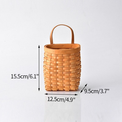 Puuviljalillekorvid Käsitööna valmistatud rippuvad korvid koduköögi sisekujunduseks Kootud mitmesugused hoiustamisvahendid Puidust seinalillepott