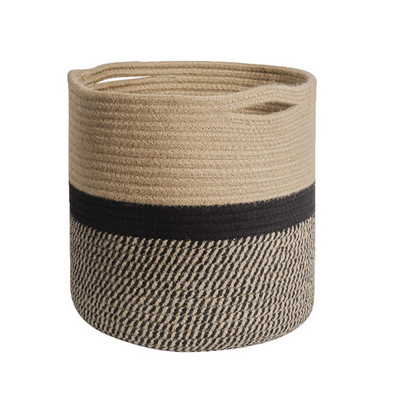 Coș rotund pentru plante de 20/25/30CM Coș decorativ țesut cu plante Container pentru ghivece de interior în aer liber pentru decorarea camerei de zi