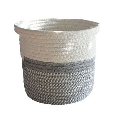 Coș rotund pentru plante de 20/25/30CM Coș decorativ țesut cu plante Container pentru ghivece de interior în aer liber pentru decorarea camerei de zi