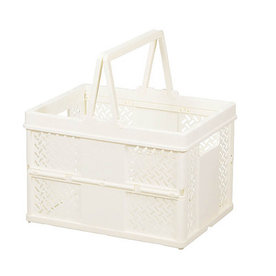 Ins Stolne plastične košare za pohranu Kutija za organizatore Sklopiva košara za pohranu igračaka s ručkom Košara za kutiju za pohranu u kupaonici