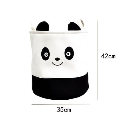 Coș de rufe cu cordon pentru haine murdare pentru copii jucării pentru copii pânză wasmand coș mare de depozitare pentru copii organizator acasă