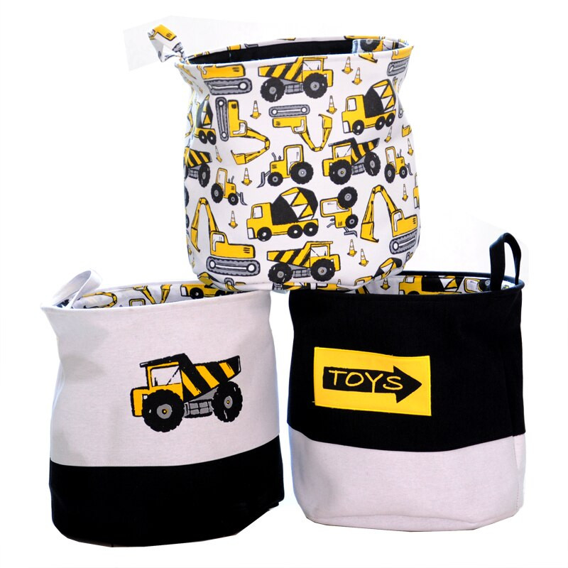 Coș de rufe cu cordon pentru haine murdare pentru copii jucării pentru copii pânză wasmand coș mare de depozitare pentru copii organizator acasă