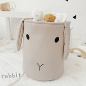 Rajzfilm állatok szennyes kosár három réteg vastagított gyerekjátékok asztali szervező egyéb tárolódoboz Összecsukható otthoni tárolótáska