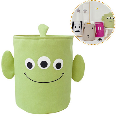 Rajzfilm állatok szennyes kosár három réteg vastagított gyerekjátékok asztali szervező egyéb tárolódoboz Összecsukható otthoni tárolótáska