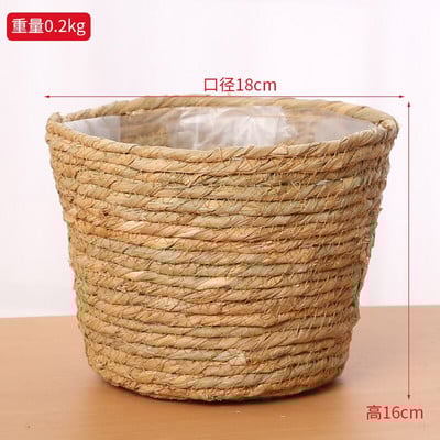 Pletena košara za pohranu Pletene košare za cvijeće od ratana Kuhinjski organizator za voće Igračke Posuda za pohranjivanje biljaka Uređenje doma za hotele