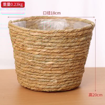 Pletena košara za pohranu Pletene košare za cvijeće od ratana Kuhinjski organizator za voće Igračke Posuda za pohranjivanje biljaka Uređenje doma za hotele