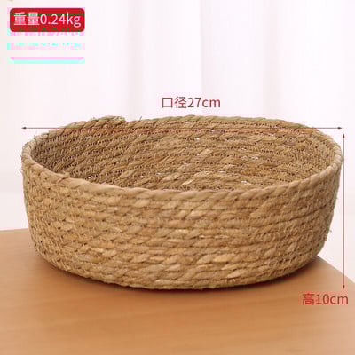 Pletena košara za pohranu Pletene košare za cvijeće od ratana Kuhinjski organizator za voće Igračke Posuda za pohranjivanje biljaka Uređenje doma za hotele