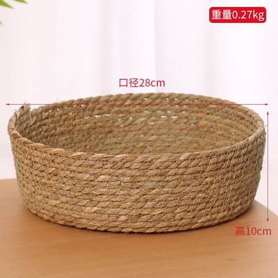 Pletena košara za pohranu Pletene košare za cvijeće od ratana Kuhinjski organizator za voće Igračke Posuda za pohranjivanje biljaka Uređenje doma za hotele