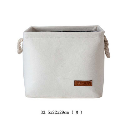 Prijenosni filc Prljava odjeća Sklopiva košara za rublje za dom Okrugli pravokutnik Dječja knjiga igračaka Košare za pohranu sitnica