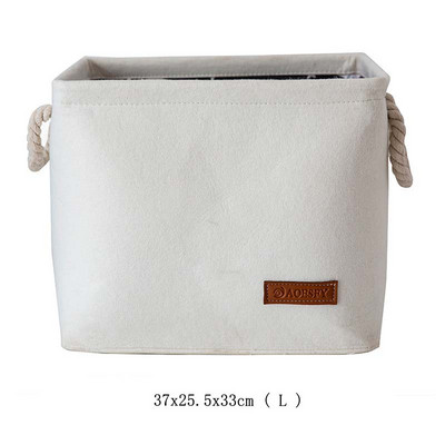 Prijenosni filc Prljava odjeća Sklopiva košara za rublje za dom Okrugli pravokutnik Dječja knjiga igračaka Košare za pohranu sitnica