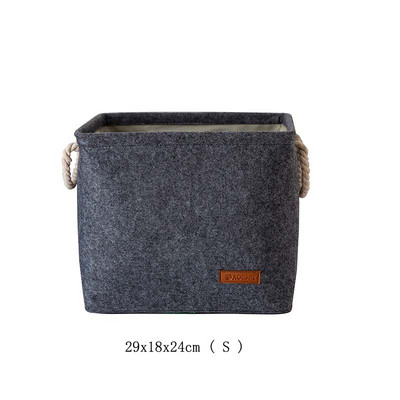 Prijenosni filc Prljava odjeća Sklopiva košara za rublje za dom Okrugli pravokutnik Dječja knjiga igračaka Košare za pohranu sitnica