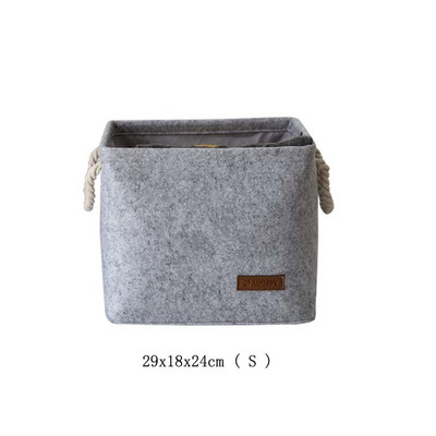 Prijenosni filc Prljava odjeća Sklopiva košara za rublje za dom Okrugli pravokutnik Dječja knjiga igračaka Košare za pohranu sitnica