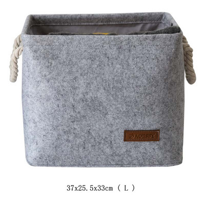 Prijenosni filc Prljava odjeća Sklopiva košara za rublje za dom Okrugli pravokutnik Dječja knjiga igračaka Košare za pohranu sitnica