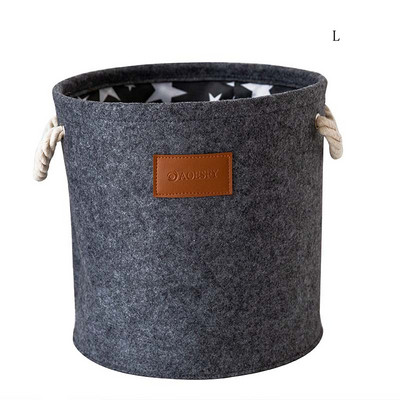 Prijenosni filc Prljava odjeća Sklopiva košara za rublje za dom Okrugli pravokutnik Dječja knjiga igračaka Košare za pohranu sitnica