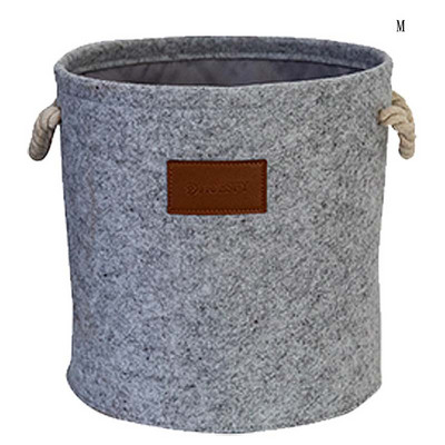 Prijenosni filc Prljava odjeća Sklopiva košara za rublje za dom Okrugli pravokutnik Dječja knjiga igračaka Košare za pohranu sitnica