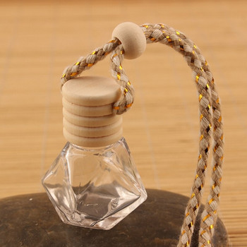 10 τμχ Κρεμαστό γυάλινο μπουκάλι αυτοκινήτου άδειο άρωμα Aromatherapy Refillable Diffuser Fresher άρωμα κρεμαστό στολίδι