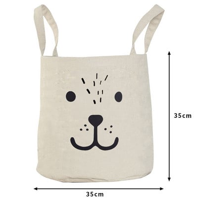 Sulankstomas skalbinių krepšelis nešvariems rūbams vaikams Kūdikiams Vaikams Žaislai Drobė Wasmand Didelė Sandėliavimo Apsauga Biuro Namų Organizatorius