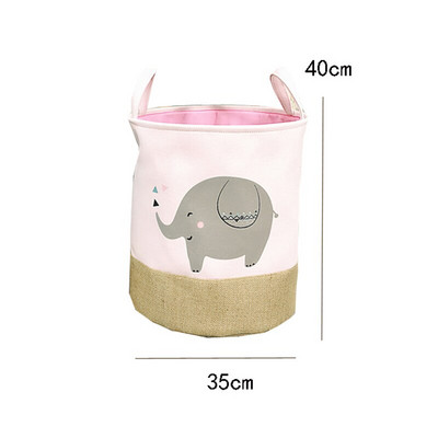 Rožinis vaivorykštės raštas vandeniui atsparus krepšelis žaislams nešvariems skalbiniams krepšelis krepšys drabužiams žaislų laikymo dėžutė įvairioms reikmėms