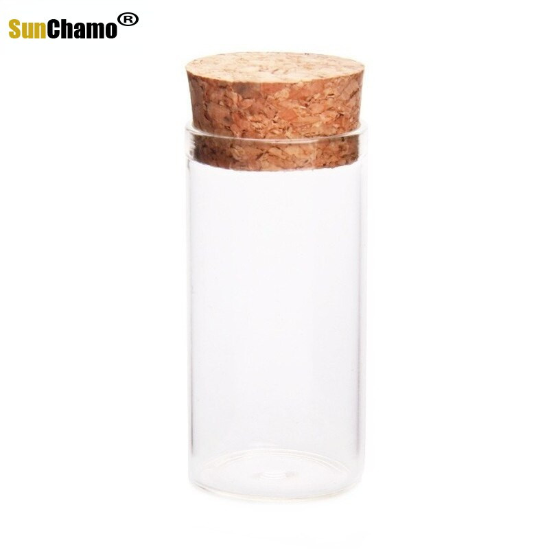 30x60mm mini klaasist soovipudel korgist korgiga Läbipaistvad triivivad väikesed pudelid kodukaunistuse tarvikute jaoks 12 tk/komplekt kaunistuseks