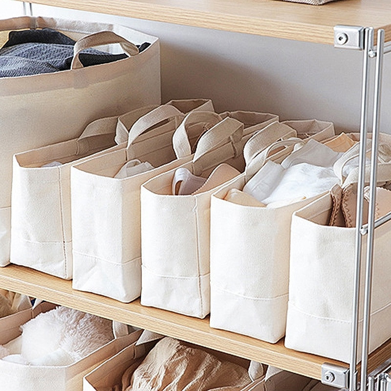 Didelio dydžio sulankstomas laikymo krepšelis Drabužių spintos tvarkytuvas Krepšelis Įvairios medžiagos Drabužiai Sandėliavimo Krepšiai Spintelės Tvarkyklės Sac Rangement Vetement