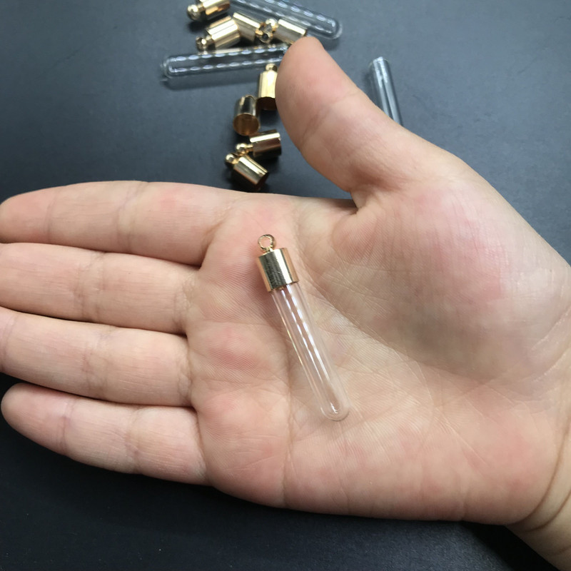 30 tk kullast/hõbedast liimikork toruklaasist viaal Ripats medaljon amuletid minisoovid klaaspudelid purgid nimi riisil kunst ehted kingitused