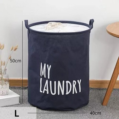 1 vnt. sulankstomas skalbinių krepšelis, atsparus vandeniui iškylų laikymui, didelės talpos apvalus nešvarių drabužių žaislų antklodės laikymo krepšelis