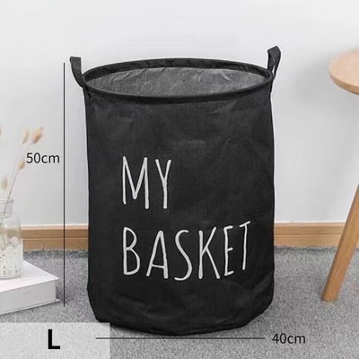 1 vnt. sulankstomas skalbinių krepšelis, atsparus vandeniui iškylų laikymui, didelės talpos apvalus nešvarių drabužių žaislų antklodės laikymo krepšelis