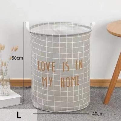 1 vnt. sulankstomas skalbinių krepšelis, atsparus vandeniui iškylų laikymui, didelės talpos apvalus nešvarių drabužių žaislų antklodės laikymo krepšelis