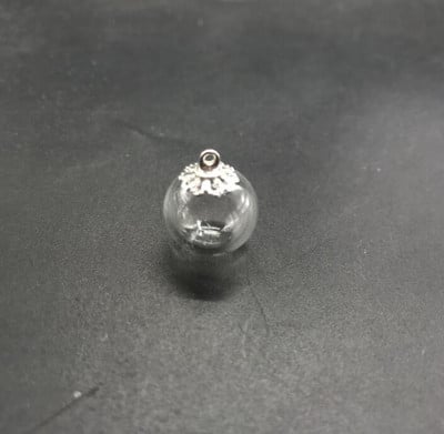 10 tk 16 mm minitühjad klaaskuulipudelid rippuvad amuletid viaalid soovipudelid läbipaistvast klaasist maakera mullkristallkerad vaba korgiga