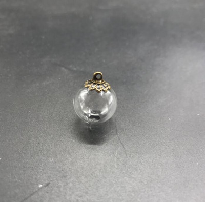 10 tk 16 mm minitühjad klaaskuulipudelid rippuvad amuletid viaalid soovipudelid läbipaistvast klaasist maakera mullkristallkerad vaba korgiga