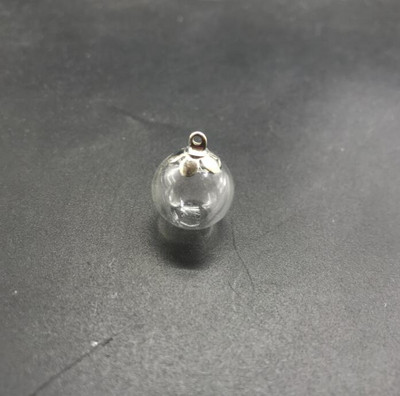 10 tk 16 mm minitühjad klaaskuulipudelid rippuvad amuletid viaalid soovipudelid läbipaistvast klaasist maakera mullkristallkerad vaba korgiga