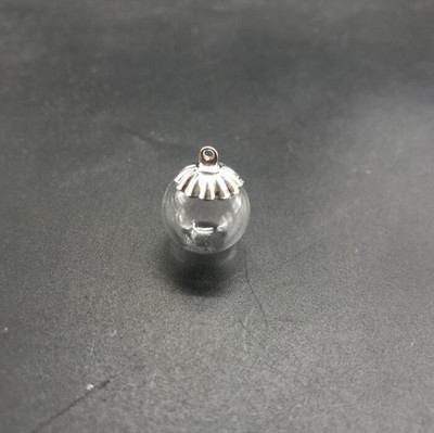 10 tk 16 mm minitühjad klaaskuulipudelid rippuvad amuletid viaalid soovipudelid läbipaistvast klaasist maakera mullkristallkerad vaba korgiga