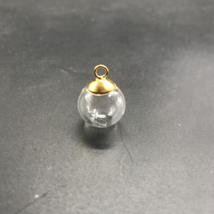 10 tk 16 mm minitühjad klaaskuulipudelid rippuvad amuletid viaalid soovipudelid läbipaistvast klaasist maakera mullkristallkerad vaba korgiga