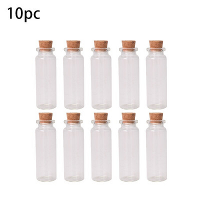 10tk 20ml 22*80mm uus mini klaaspudel klaaspudel korgist pulmaklaaspurgiga väikesed pudelid pulmakingitus külalistele