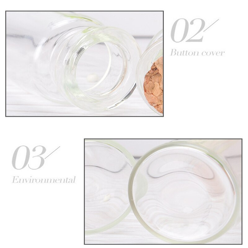 10tk 20ml 22*80mm uus mini klaaspudel klaaspudel korgist pulmaklaaspurgiga väikesed pudelid pulmakingitus külalistele